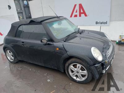 Image of 2004 MINI CONVERTIBLE ONE 1598cc PETROL MANUAL 5 Speed 2 DOOR CONVERTIBLE