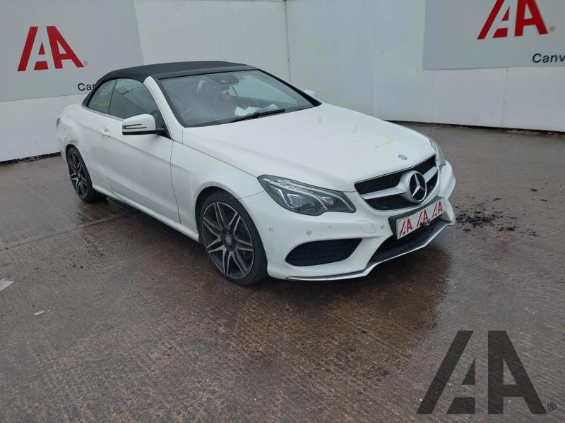 2016 MERCEDES E-CLASS E200 AMG LINE 1991cc TURBO PETROL AUTOMATIC 2 DOOR CONVERTIBLE