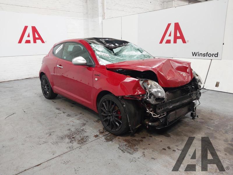 2014 ALFA ROMEO MITO TWINAIR SPORTIVA 875cc TURBO PETROL MANUAL 6 Speed 3 DOOR HATCHBACK