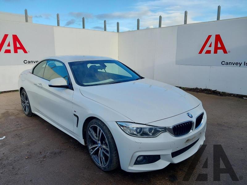 2016 BMW 4 SERIES 430I M SPORT 1998cc TURBO PETROL AUTOMATIC 2 DOOR CONVERTIBLE