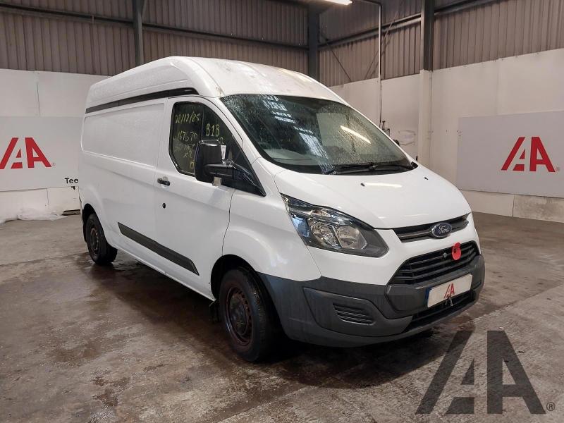 2015 FORD TRANSIT CUSTOM 290 LR P/V 2198cc TURBO DIESEL MANUAL 6 Speed PANEL VAN