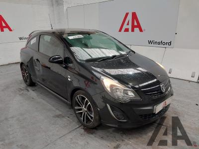 Image of 2012 VAUXHALL CORSA BLACK EDITION 1364cc TURBO PETROL MANUAL 3 DOOR HATCHBACK