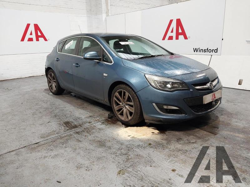 2013 VAUXHALL ASTRA SRI 1598cc PETROL MANUAL 5 Speed 5 DOOR HATCHBACK