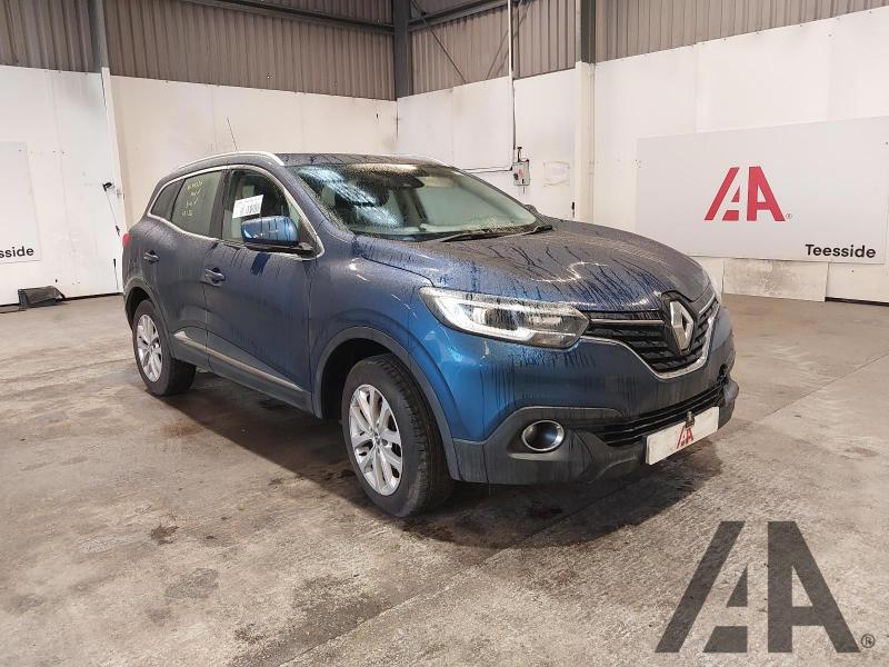 2016 RENAULT KADJAR DYNAMIQUE NAV DCI 1461cc TURBO DIESEL MANUAL 6 Speed 5 DOOR HATCHBACK