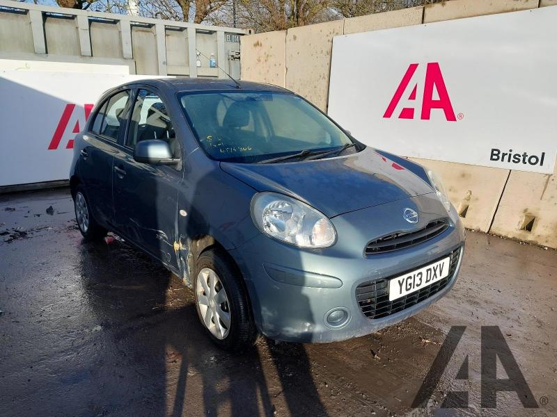2013 NISSAN MICRA 30 VISIA 1198cc PETROL MANUAL 5 Speed 5 DOOR HATCHBACK