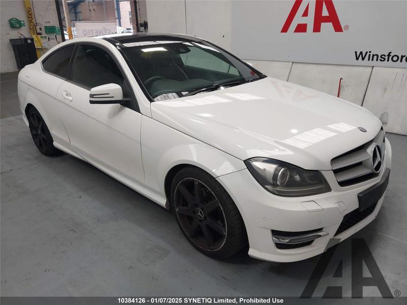 2014 MERCEDES C-CLASS C220 CDI AMG SPORT EDITION PRE 2143cc TURBO DIESEL AUTOMATIC 2 DOOR COUPE