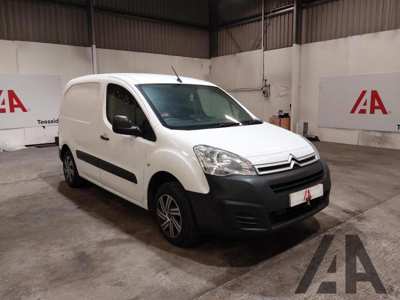 2016 CITROEN BERLINGO 625 ENTERPRISE L1 BLUEHDI 1560cc TURBO DIESEL MANUAL 5 Speed PANEL VAN
