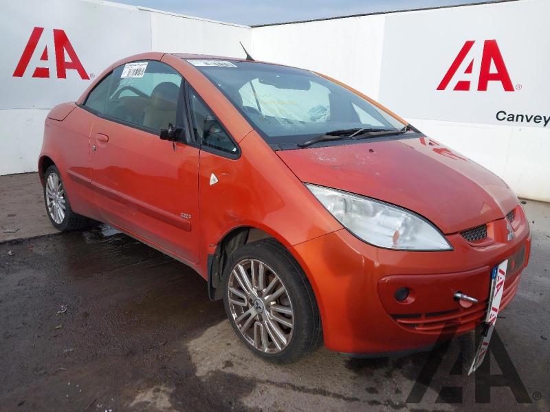 2009 MITSUBISHI COLT CZC3 1499cc PETROL MANUAL 5 Speed 2 DOOR CONVERTIBLE
