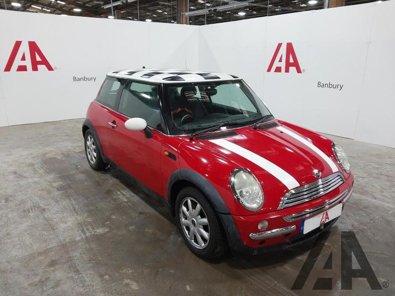 2002 MINI HATCH COOPER 1598cc PETROL MANUAL 5 Speed 3 DOOR HATCHBACK