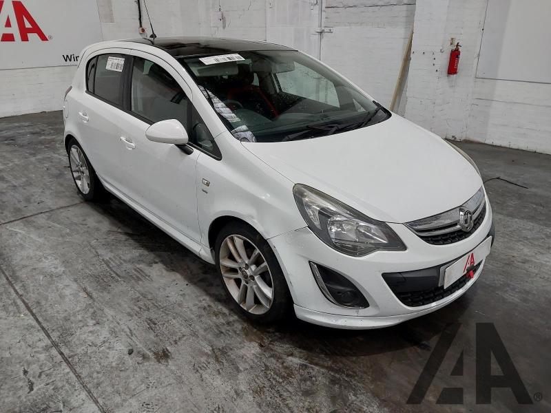2014 VAUXHALL CORSA SRI 1398cc PETROL MANUAL 5 DOOR HATCHBACK