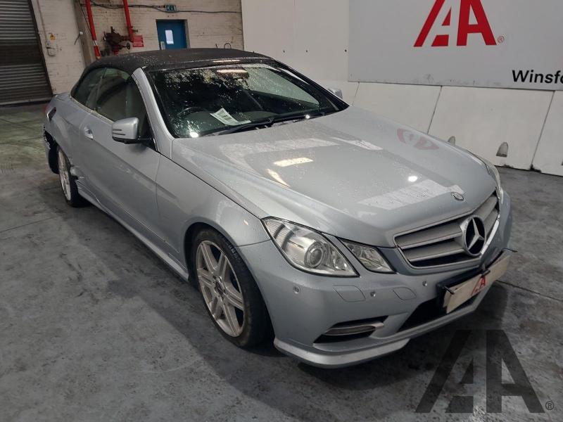 2013 MERCEDES E-CLASS E350 CDI BLUEEFFICIENCY SPORT 2987cc TURBO DIESEL AUTOMATIC 2 DOOR CONVERTIBLE