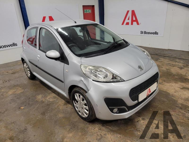 2013 PEUGEOT 107 ACTIVE 998cc PETROL MANUAL 5 Speed 5 DOOR HATCHBACK
