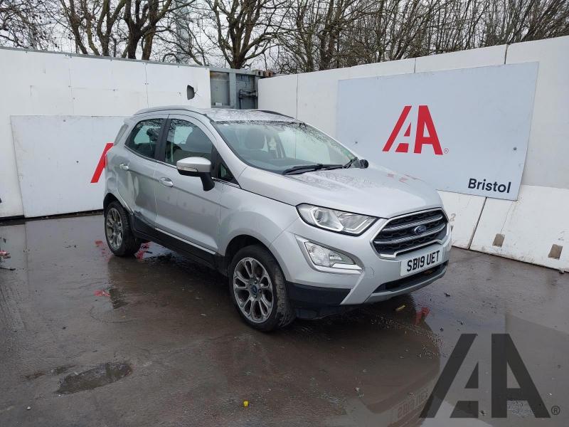 2019 FORD ECOSPORT TITANIUM 999cc TURBO PETROL MANUAL 5 DOOR HATCHBACK