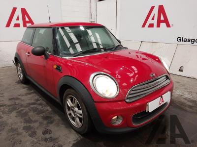 Image of 2012 MINI HATCH ONE 1598cc PETROL MANUAL 6 Speed 3 DOOR HATCHBACK