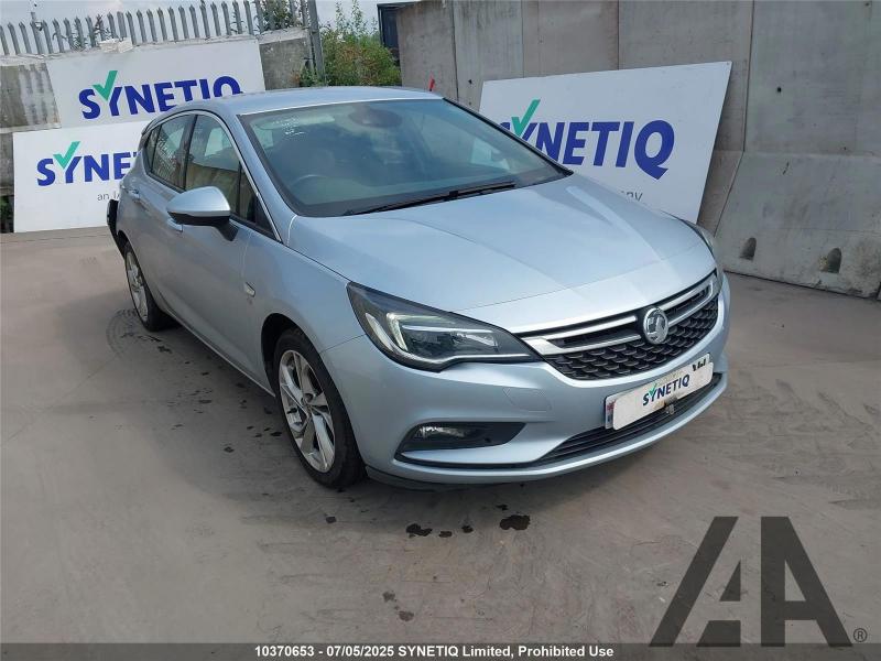 2018 VAUXHALL ASTRA SRI NAV S/S 999cc TURBO PETROL MANUAL 5 Speed 5 DOOR HATCHBACK