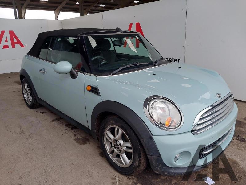 2012 MINI CONVERTIBLE COOPER D 1598cc TURBO DIESEL MANUAL 6 Speed 2 DOOR CONVERTIBLE