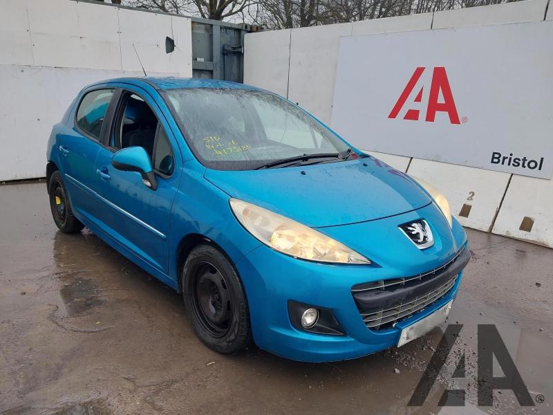 2012 PEUGEOT 207 ACTIVE 1360cc PETROL MANUAL 5 Speed 5 DOOR HATCHBACK