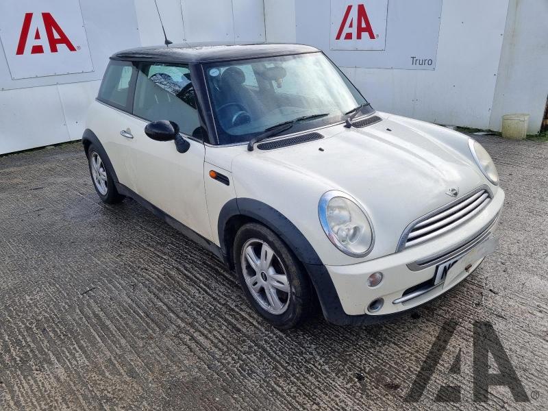 2005 MINI HATCH COOPER 1598cc PETROL MANUAL 5 Speed 3 DOOR HATCHBACK