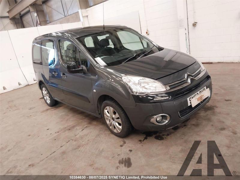 2013 CITROEN BERLINGO MULTISPACE HDI PLUS 1560cc TURBO DIESEL MANUAL 5 Speed 5 DOOR MPV