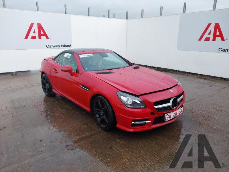 2013 MERCEDES SLK SLK200 BLUEEFFICIENCY AMG SPOR 1796cc TURBO PETROL AUTOMATIC 7 Speed 2 DOOR CONVERTIBLE
