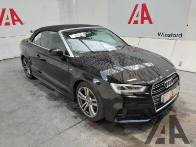 Image of 2019 AUDI A3 TFSI S LINE 35 1498cc TURBO PETROL SEMI AUTO 7 Speed 2 DOOR CONVERTIBLE