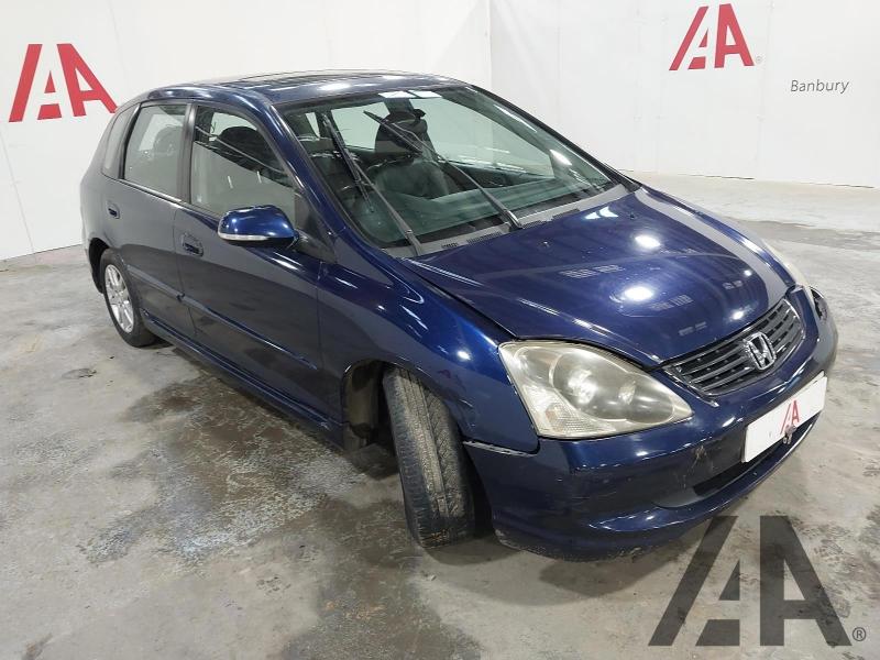 2005 HONDA CIVIC EXECUTIVE I-VTEC 1590cc PETROL MANUAL 5 Speed 5 DOOR HATCHBACK