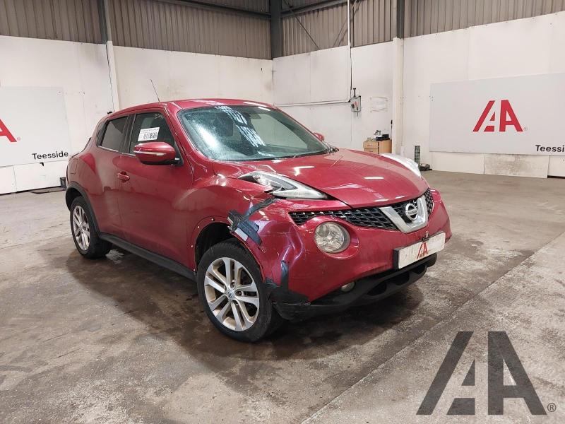 2015 NISSAN JUKE ACENTA PREMIUM DCI 1461cc TURBO DIESEL MANUAL 5 DOOR HATCHBACK
