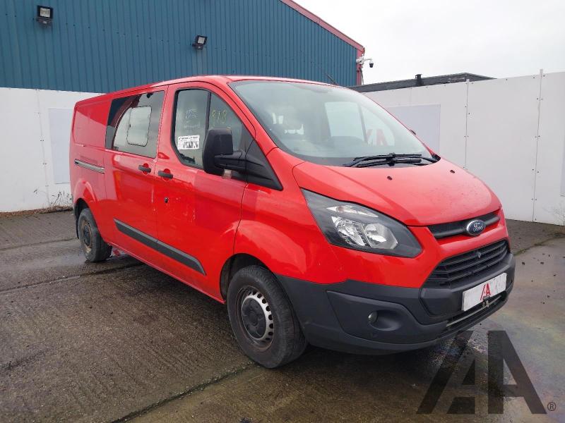 2017 FORD TRANSIT CUSTOM 290 LR DCB 1996cc TURBO DIESEL MANUAL 6 Speed PANEL VAN