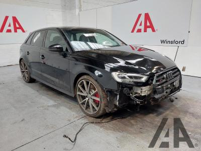 Image of 2017 AUDI A3 S3 SPORTBACK TFSI QUATTRO BLAC 1984cc TURBO PETROL SEMI AUTO 7 Speed 5 DOOR HATCHBACK