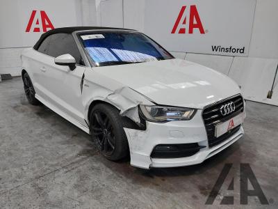 Image of 2016 AUDI A3 TDI S LINE NAV 1968cc TURBO DIESEL MANUAL 6 Speed 2 DOOR CONVERTIBLE