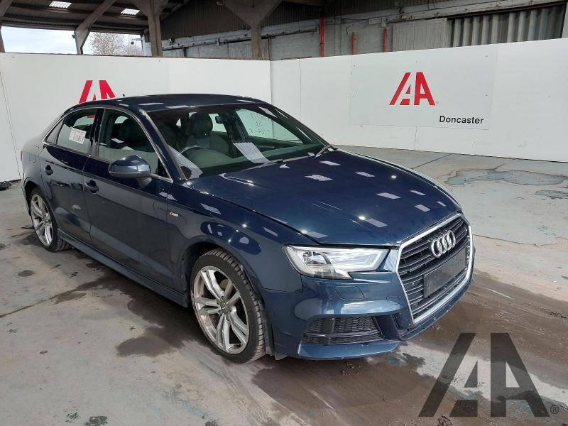 2018 AUDI A3 TDI S LINE 1968cc TURBO DIESEL MANUAL 6 Speed 4 DOOR SALOON