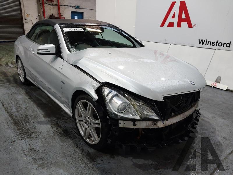2011 MERCEDES E-CLASS E350 CDI BLUEEFFICIENCY SPORT 2987cc TURBO DIESEL AUTOMATIC 2 DOOR CONVERTIBLE