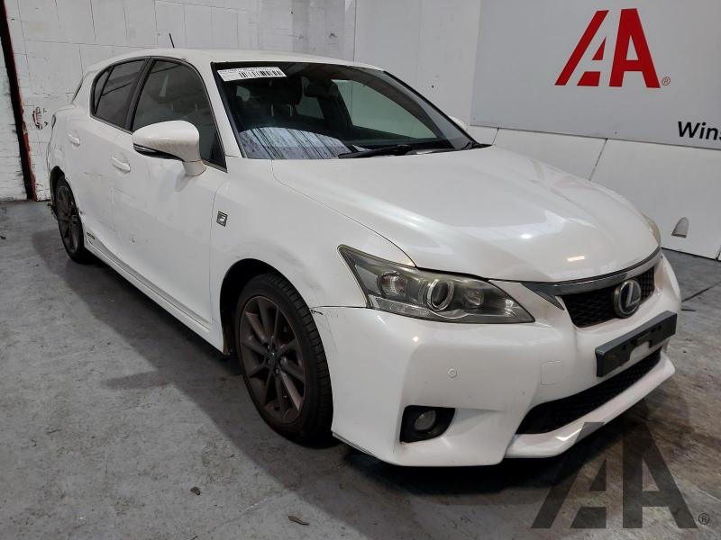 2012 LEXUS CT 200H F SPORT 1798cc PETROL/ELECTRIC CVT 1 Speed 5 DOOR HATCHBACK