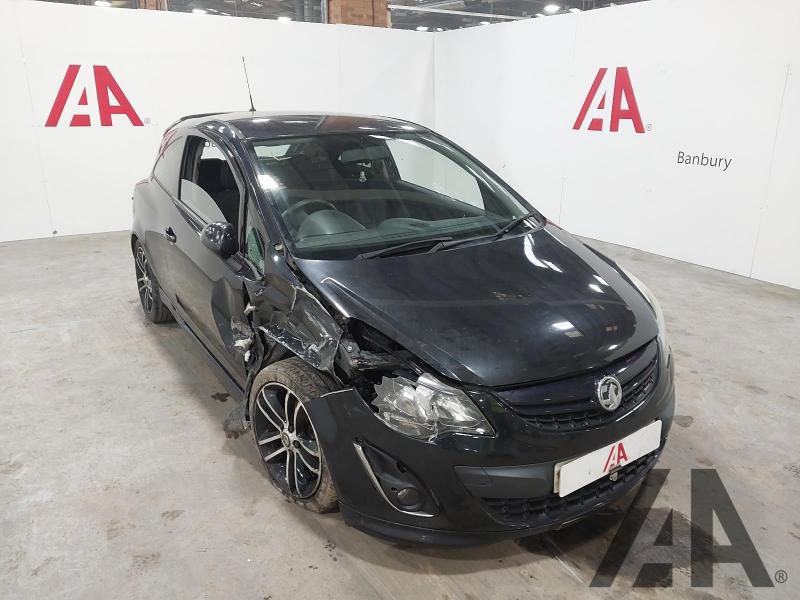 2013 VAUXHALL CORSA BLACK EDITION 1364cc TURBO PETROL MANUAL 3 DOOR HATCHBACK