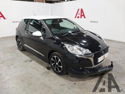 Image of 2016 DS 3 PURETECH ELEGANCE S/S EAT6 1199cc TURBO PETROL AUTOMATIC 3 DOOR HATCHBACK