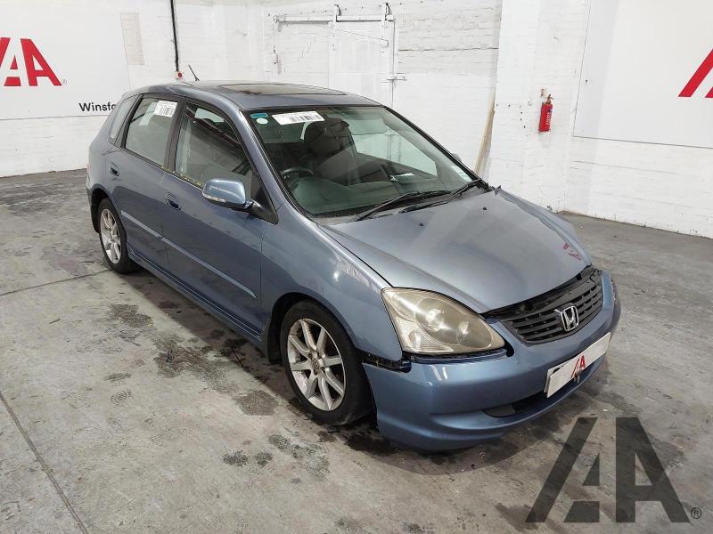 2005 HONDA CIVIC EXECUTIVE I-VTEC 1590cc PETROL MANUAL 5 Speed 5 DOOR HATCHBACK