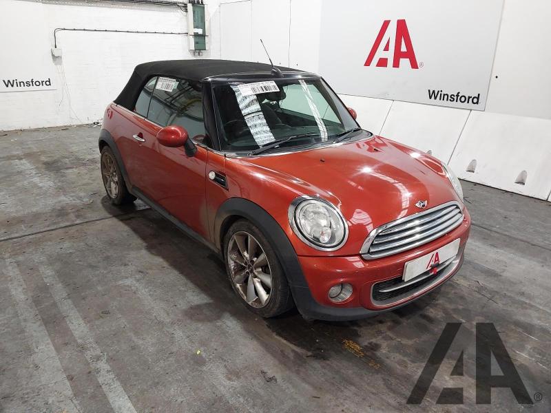2010 MINI CONVERTIBLE COOPER D 1598cc TURBO DIESEL MANUAL 6 Speed 2 DOOR CONVERTIBLE