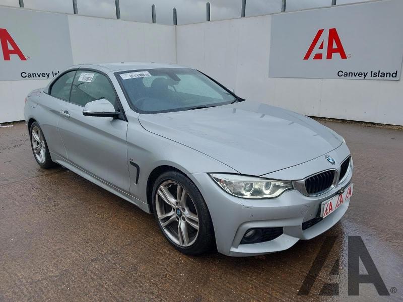 2015 BMW 4 SERIES 420D M SPORT 1995cc TURBO DIESEL AUTOMATIC 2 DOOR CONVERTIBLE