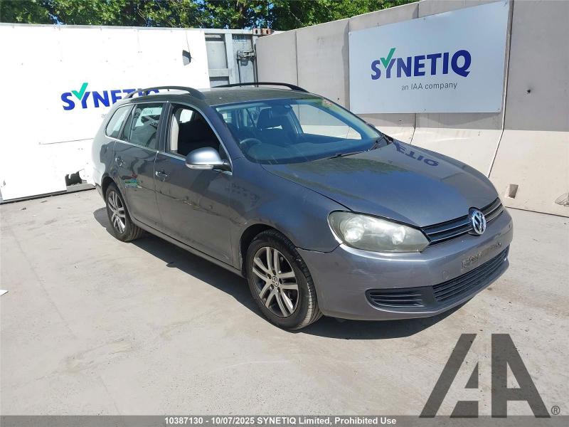2012 VOLKSWAGEN GOLF SE TDI DSG 1598cc TURBO DIESEL SEMI AUTO 7 Speed 5 DOOR ESTATE