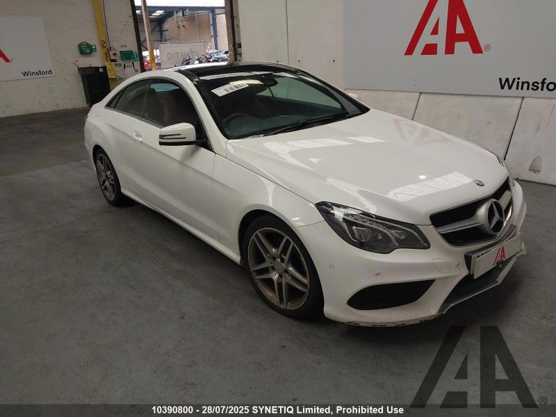 2015 MERCEDES E-CLASS E220 BLUETEC AMG LINE 2143cc TURBO DIESEL AUTOMATIC 2 DOOR COUPE