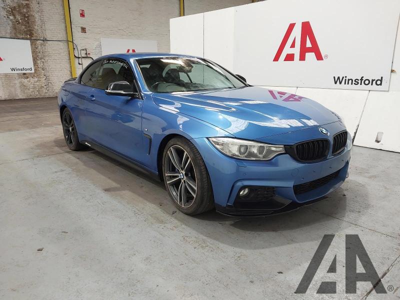 2015 BMW 4 SERIES 430D M SPORT 2993cc TURBO DIESEL AUTOMATIC 2 DOOR CONVERTIBLE