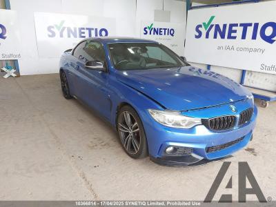 Image of 2015 BMW 4 SERIES 430D M SPORT 2993cc TURBO DIESEL AUTOMATIC 2 DOOR CONVERTIBLE