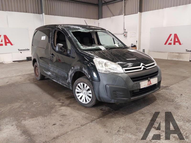 2015 CITROEN BERLINGO 625 ENTERPRISE L1 HDI 1560cc TURBO DIESEL MANUAL 5 Speed PANEL VAN