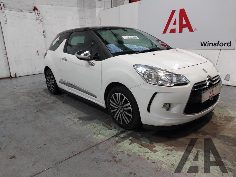 2013 CITROEN DS3 E-HDI DSTYLE 1560cc TURBO DIESEL MANUAL 5 Speed 3 DOOR HATCHBACK