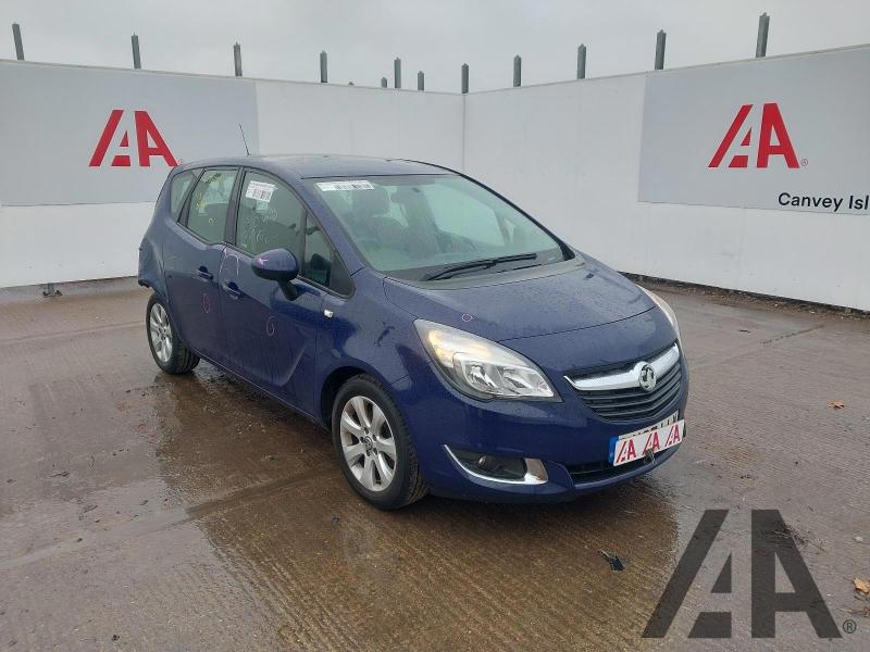 2017 VAUXHALL MERIVA LIFE 1398cc PETROL MANUAL 5 Speed 5 DOOR MPV