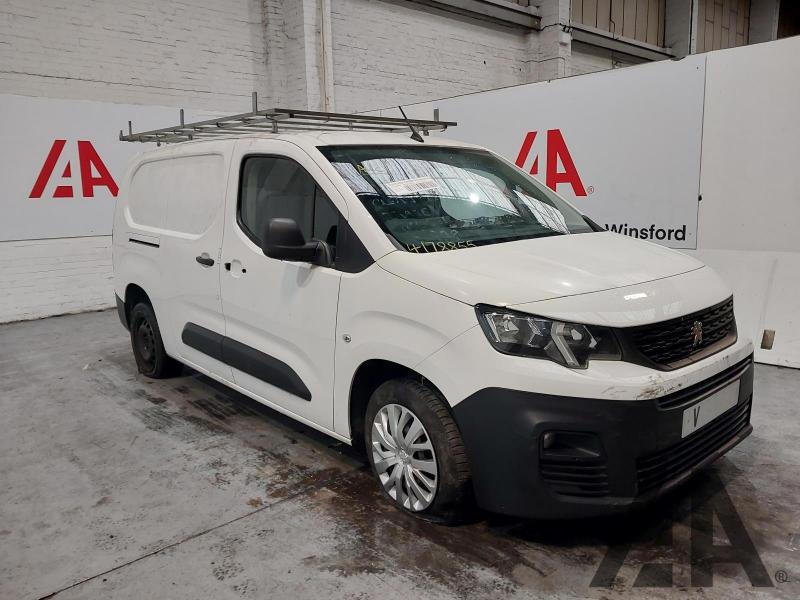 2019 PEUGEOT PARTNER BLUEHDI PROFESSIONAL L2 1560cc TURBO DIESEL MANUAL 5 Speed PANEL VAN