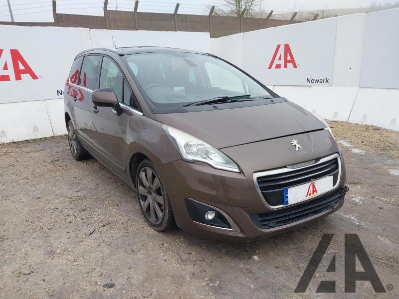 2014 PEUGEOT 5008 E-HDIURE 1560cc TURBO DIESEL SEMI AUTO 6 Speed 5 DOOR MPV