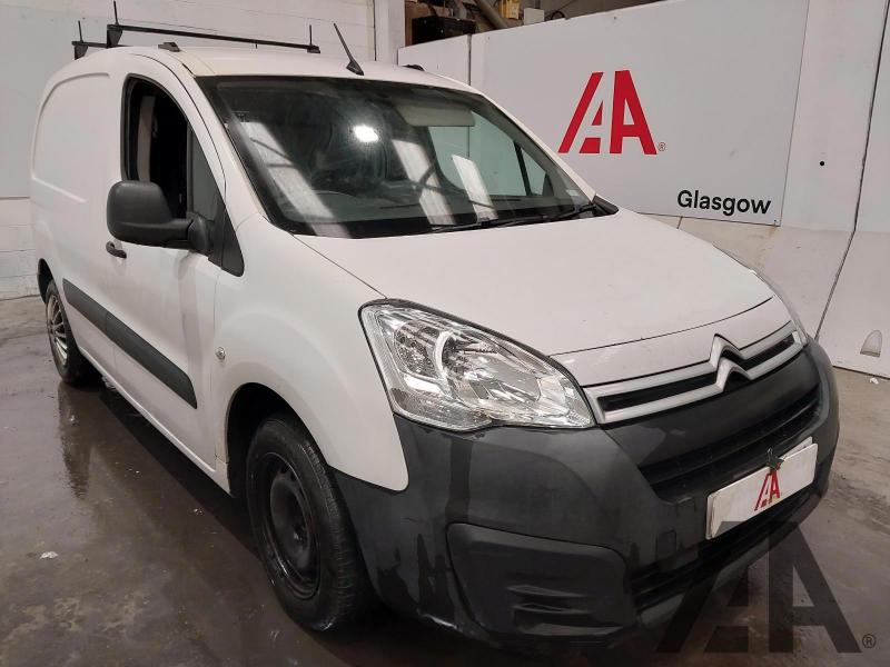 2018 CITROEN BERLINGO 850 ENTERPRISE L1 BLUEHDI 1560cc TURBO DIESEL MANUAL 5 Speed PANEL VAN