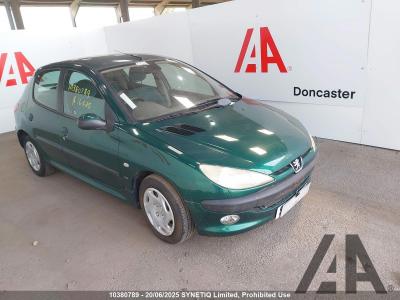 Image of 2002 PEUGEOT 206 LX 1124cc PETROL MANUAL 5 Speed 5 DOOR HATCHBACK