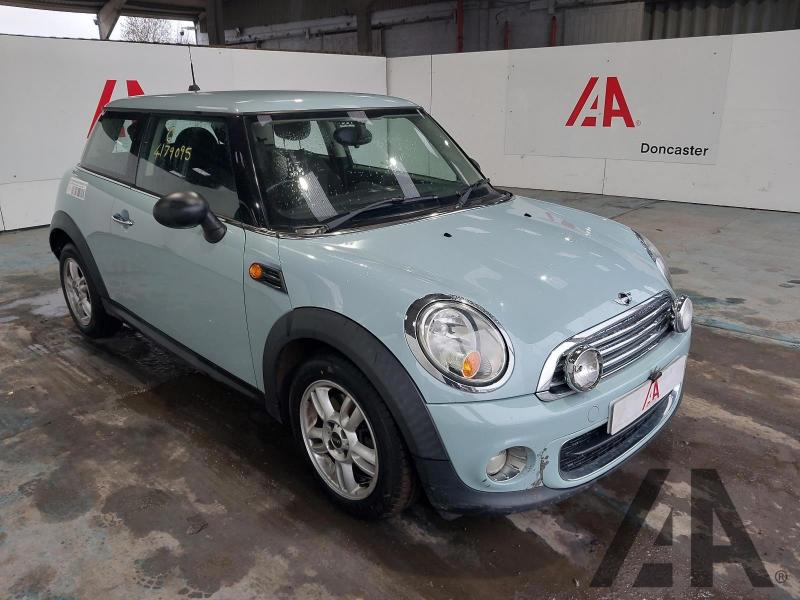 2012 MINI HATCH ONE D 1598cc TURBO DIESEL MANUAL 6 Speed 3 DOOR HATCHBACK